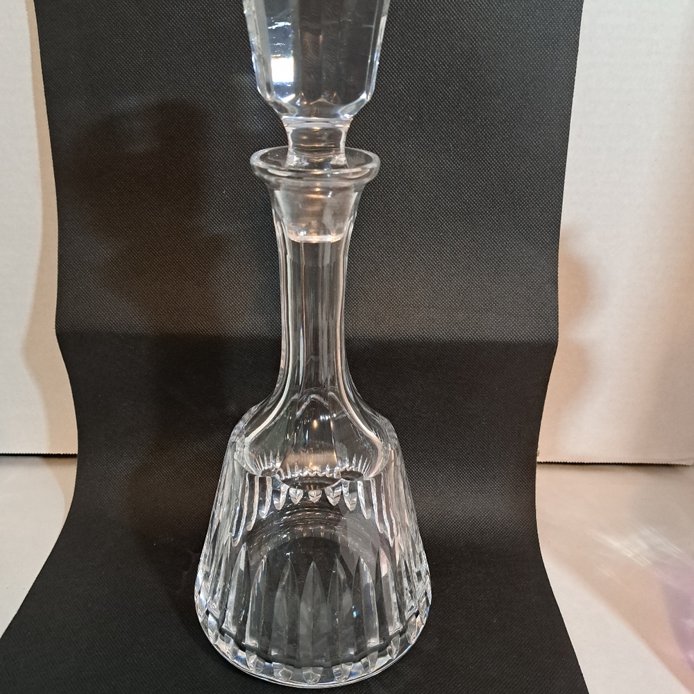 Decanter, vintage Bock Atlantis Hand Blown and cut crystal.